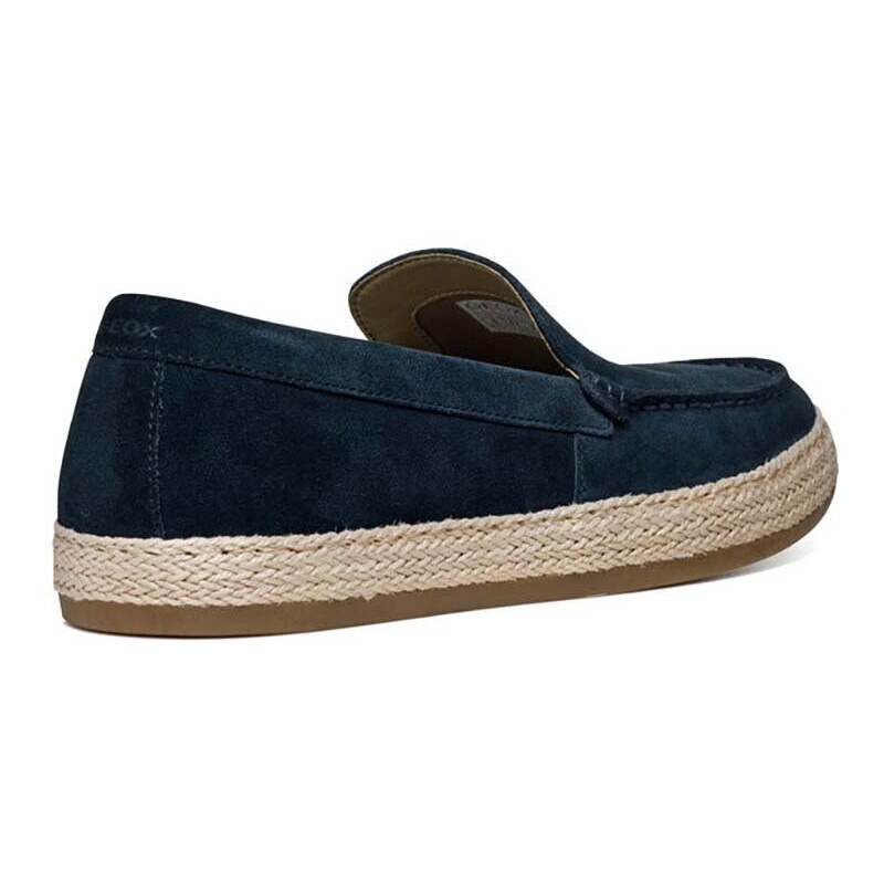 Semišové espadrilky Geox U PANTELLERIA tmavomodrá barva, U45DWB 00022 C4002