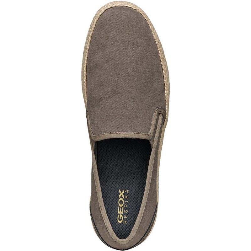 Espadrilky Geox U PANTELLERIA béžová barva, U25DWA 000NB C6029