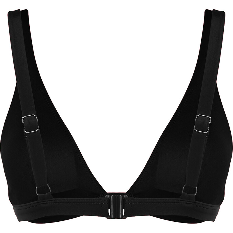 Trendyol Black Triangle Bikini Top