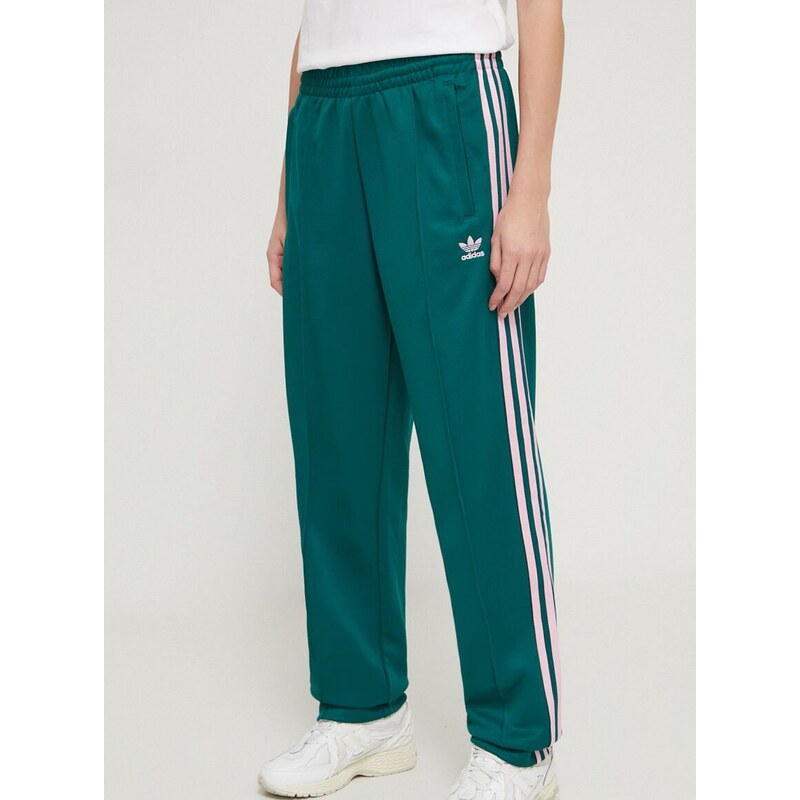 Tepláky adidas Originals zelená barva, s aplikací, IM9818