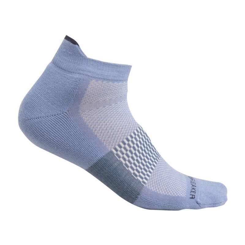 Pánské merino ponožky ICEBREAKER Mens Multisport Light Mini, Kyanite/Graphite/Dawn velikost: 42-44 (M)