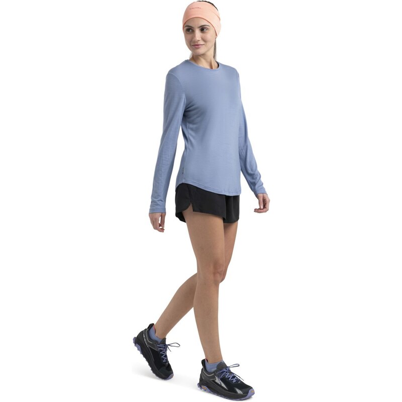 ICEBREAKER Wmns Merino 125 Cool-Lite Sphere III LS Tee, Kyanite velikost: L