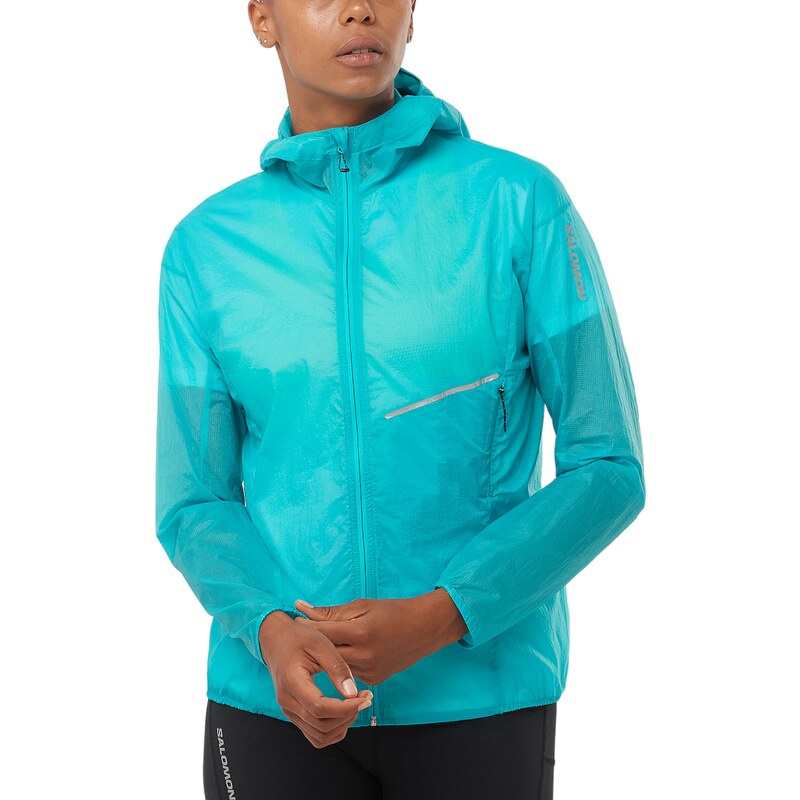 Bunda s kapucí Salomon SENSE AERO WIND JKT W lc2203700