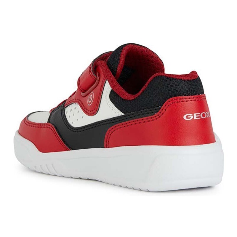 Dětské sneakers boty Geox ILLUMINUS červená barva