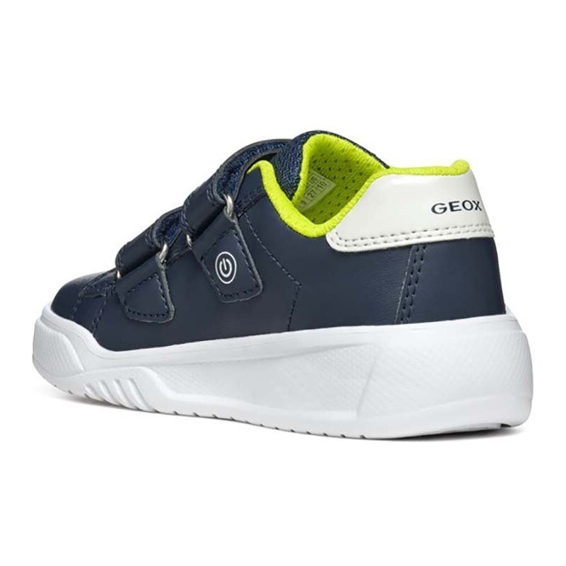 Dětské sneakers boty Geox ILLUMINUS zelená barva