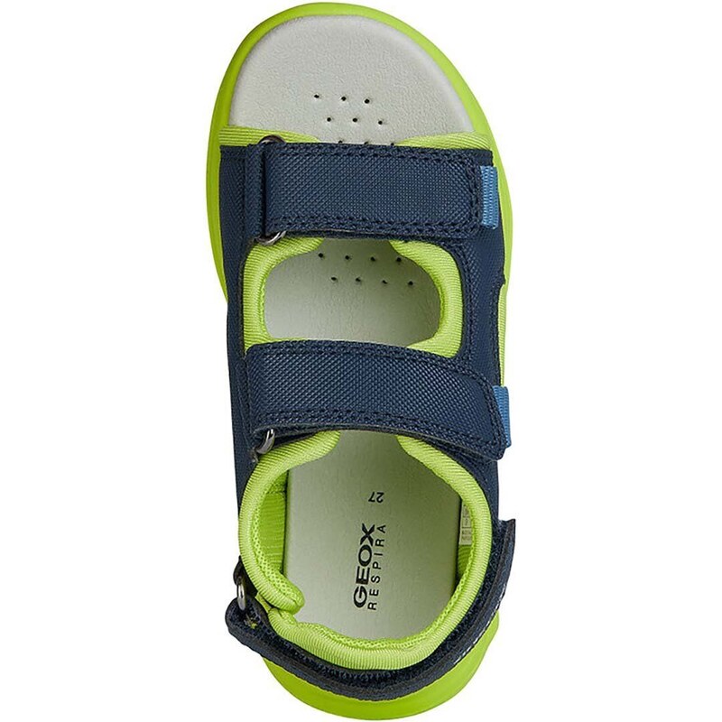 Dětské sandály Geox SANDAL AIRADYUM zelená barva