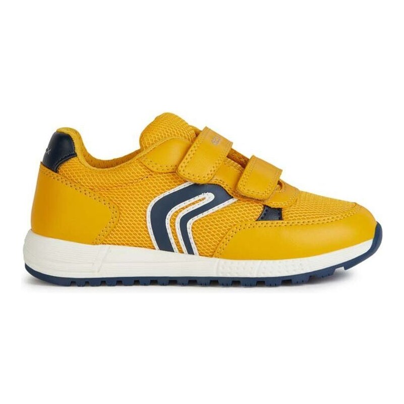 Dětské sneakers boty Geox ALBEN žlutá barva