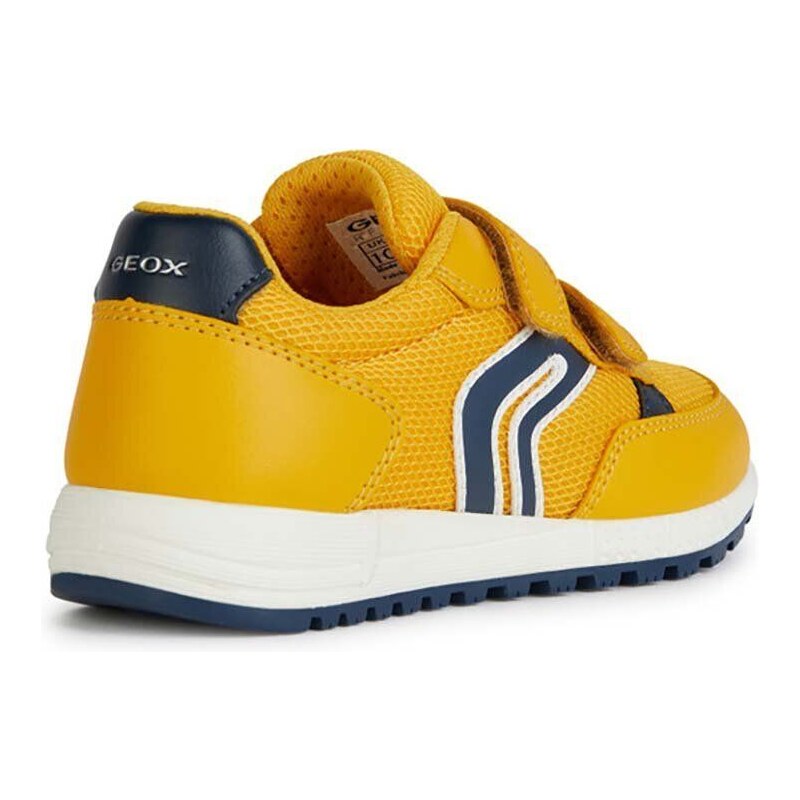 Dětské sneakers boty Geox ALBEN žlutá barva