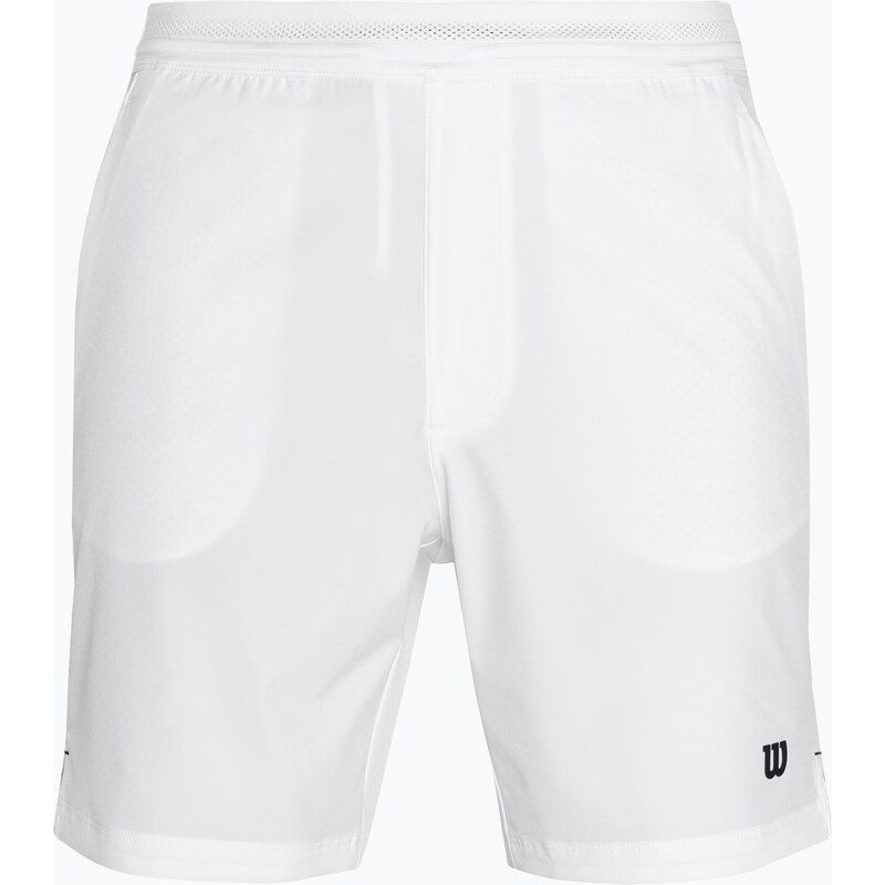 Pánské tenisové kraťasy Wilson Team 7 bright white