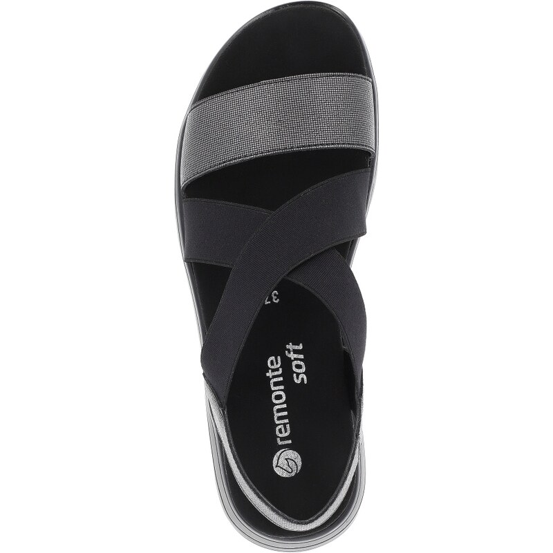 RIEKER Dámské sandály REMONTE D1J50-02 černá