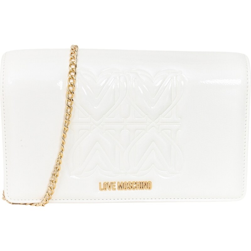 LOVE MOSCHINO Tangled White crossbody kabelka