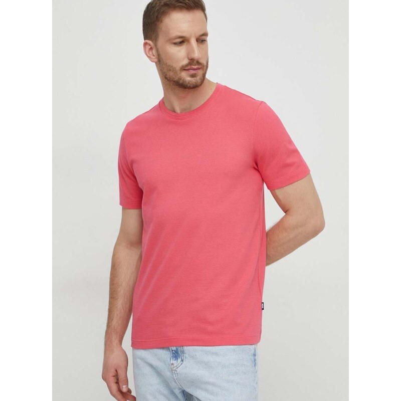 Tričko BOSS růžová barva
