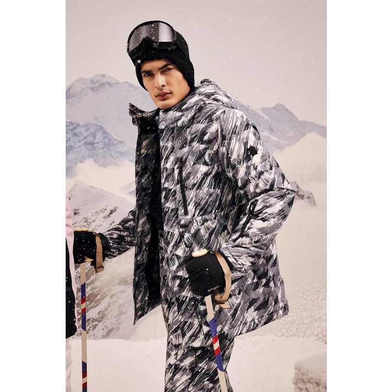 DeFactoFit Water Repellent Regular Fit Fleece Lined Ski Jacket