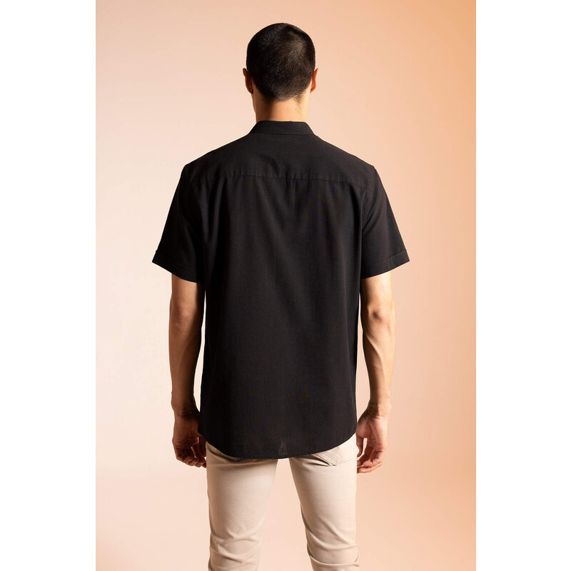 DEFACTO Regular Fit Polo Neck Short Sleeve Shirt