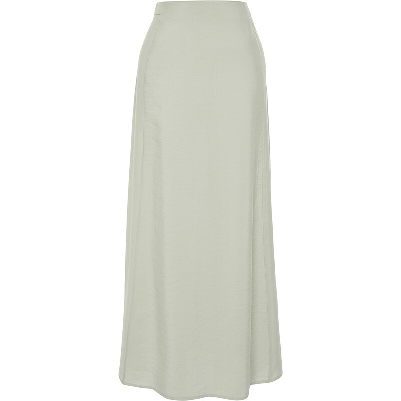 Trendyol Mint Modal A-line Maxi Length Woven Skirt