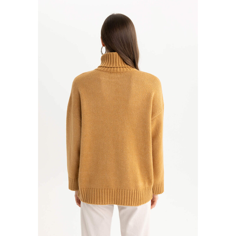 DEFACTO Oversize Fit Turtleneck Tunic