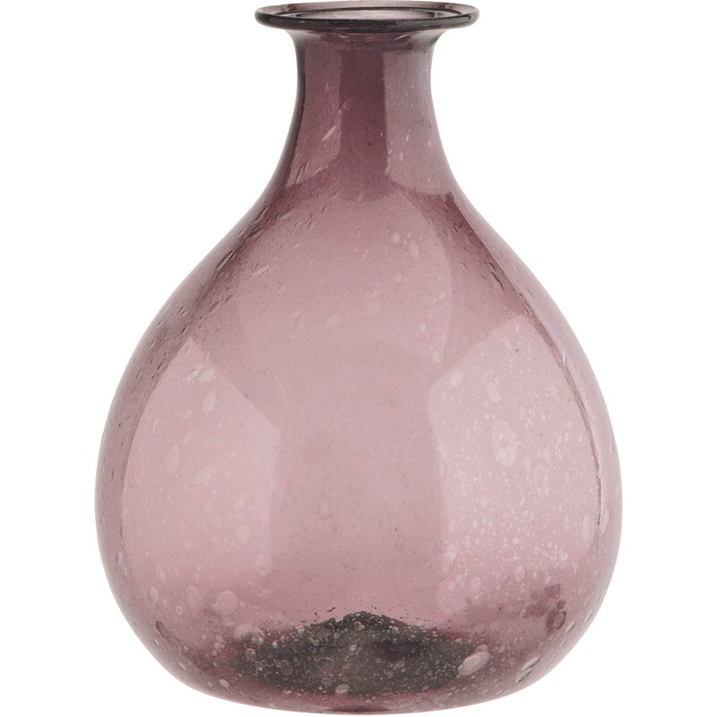 Madam Stoltz Váza z recyklovaného skla Dark Purple