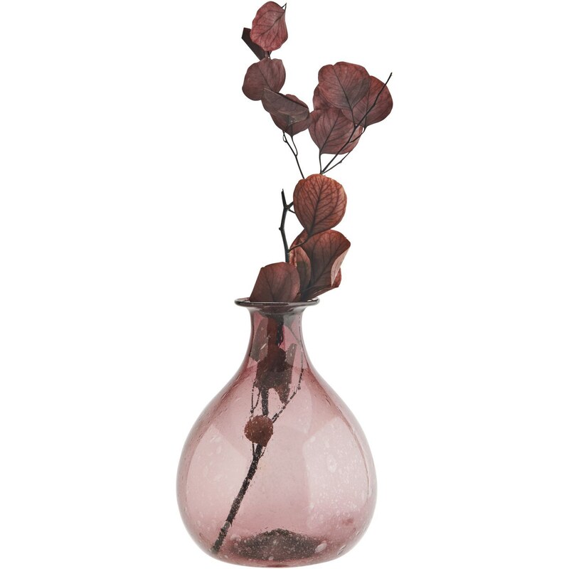 Madam Stoltz Váza z recyklovaného skla Dark Purple
