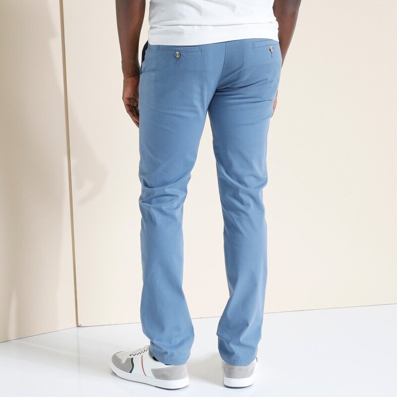 Blancheporte Chino jednobarevné kalhoty modrošedá 40