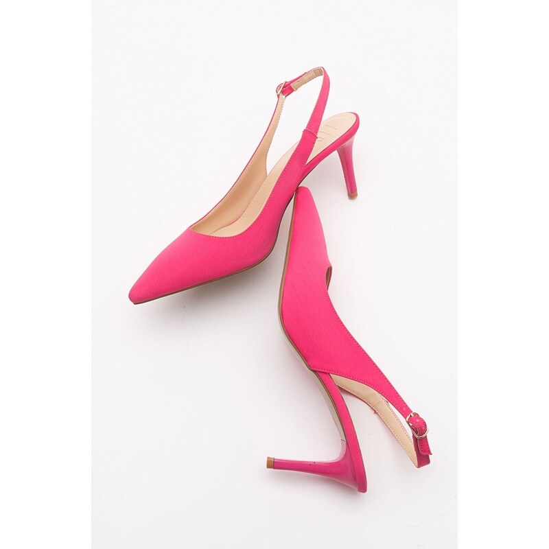 LuviShoes Women's Sleet Fuchsia Heeled Shoes