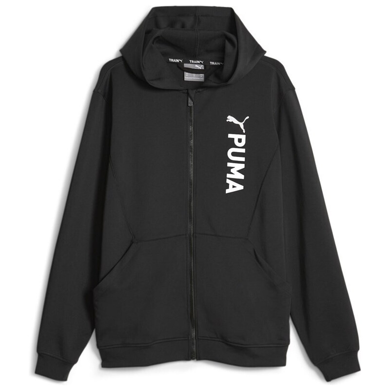 Puma Fit Double Knit FZ Hoodie black