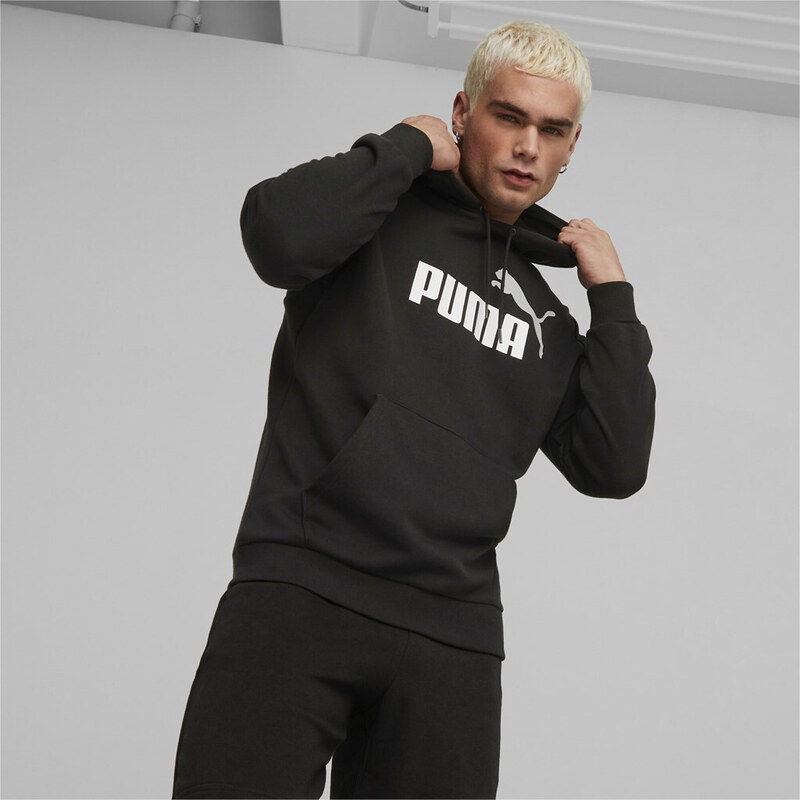 Puma ESS+ 2 Col Big Logo Hoodie TR black