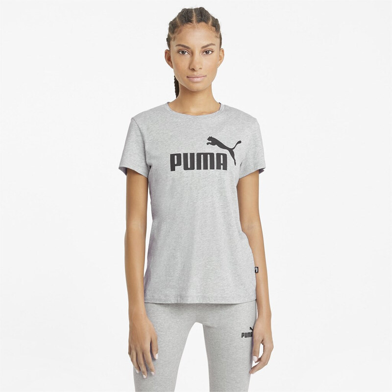 Puma ESS Logo Tee gray