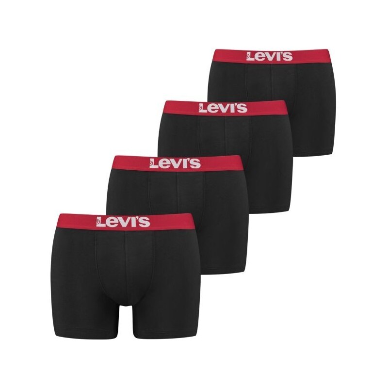 Levis SOLID BASIC BRIEF 4P Pánské boxerky