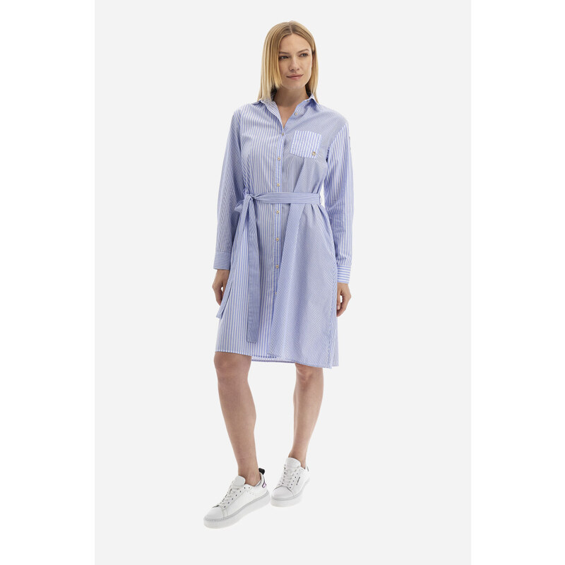 ŠATY LA MARTINA WOMAN DRESS STRIPED POPLIN