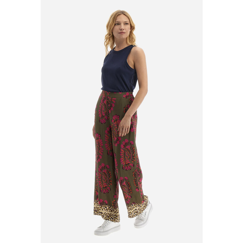 KALHOTY LA MARTINA WOMAN TROUSERS PRINTED DIAMOND