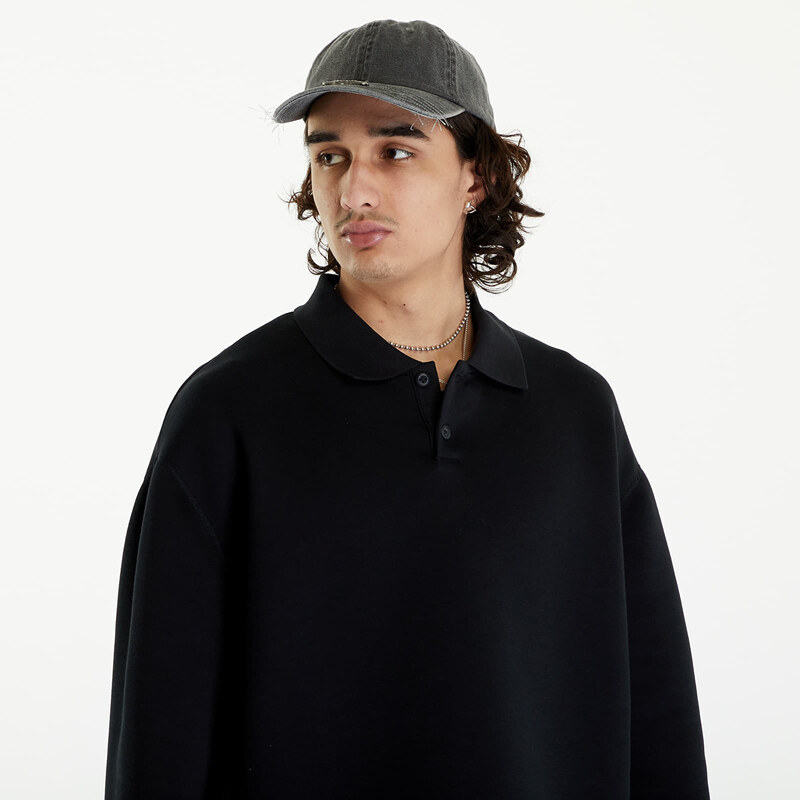 Pánské tričko Nike Tech Fleece Men's Reimagined Polo Black