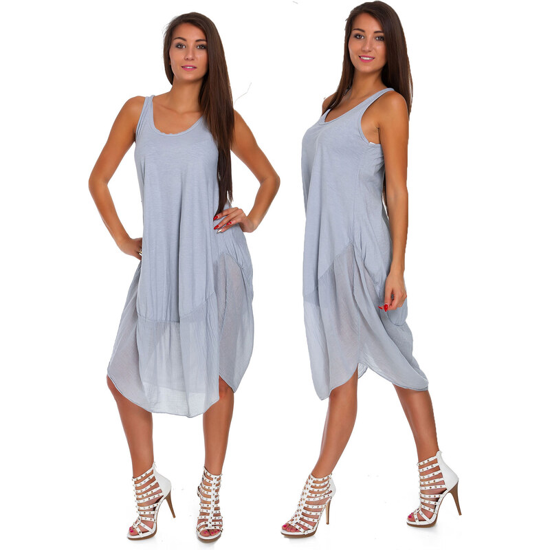Fashionweek Nádherné módní letní bavlněné šaty BOHO ITALY TC665 27994969