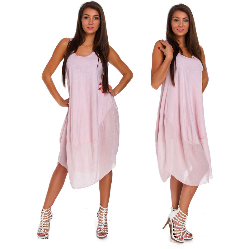 Fashionweek Nádherné módní letní bavlněné šaty BOHO ITALY TC665 27994968