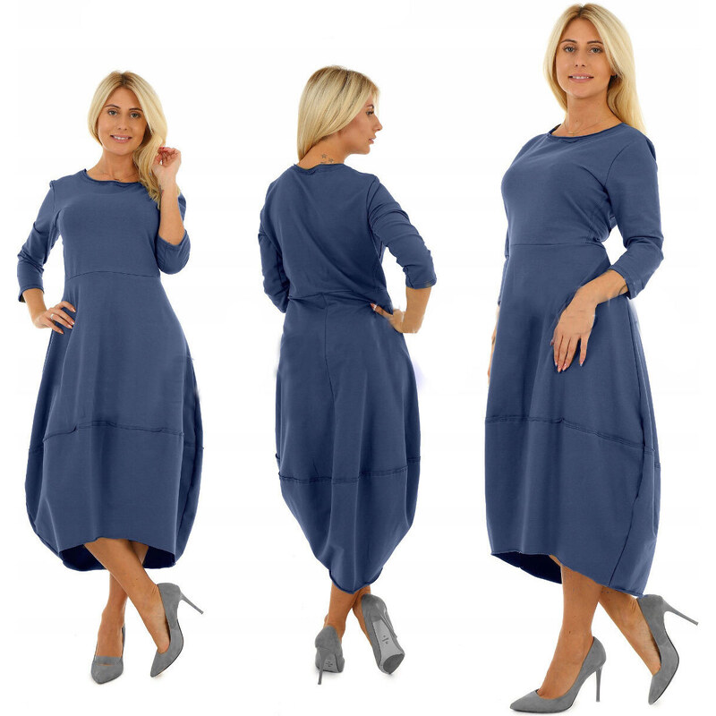 Fashionweek Dámské šaty pohodlné teplákové šaty oversized MF896 51830175