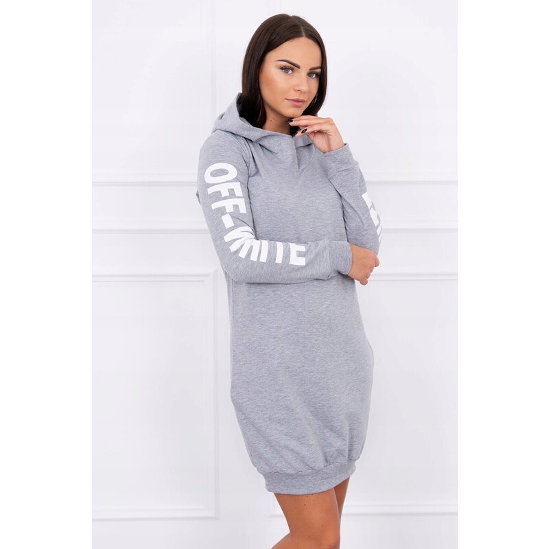 Fashionweek Sportovní šaty s kapucí OFF WHITE K62072 51846769