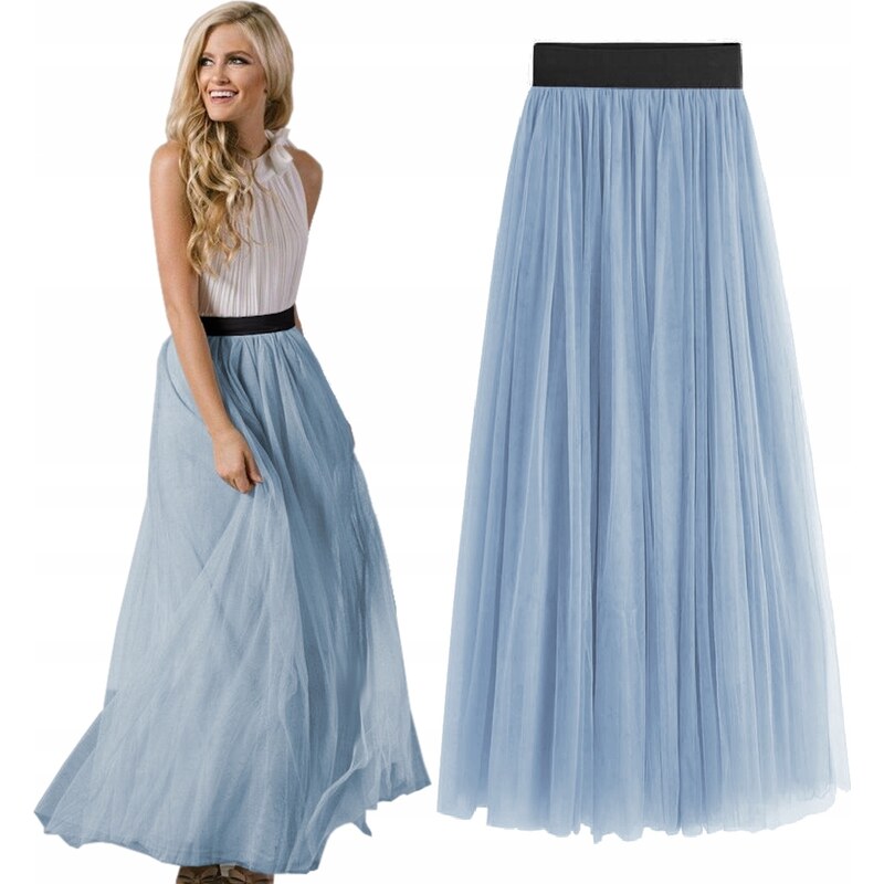 Fashionweek Dámská sukně exkluzivní dlouhá maxi dlouhá tylová sukně BRAND51