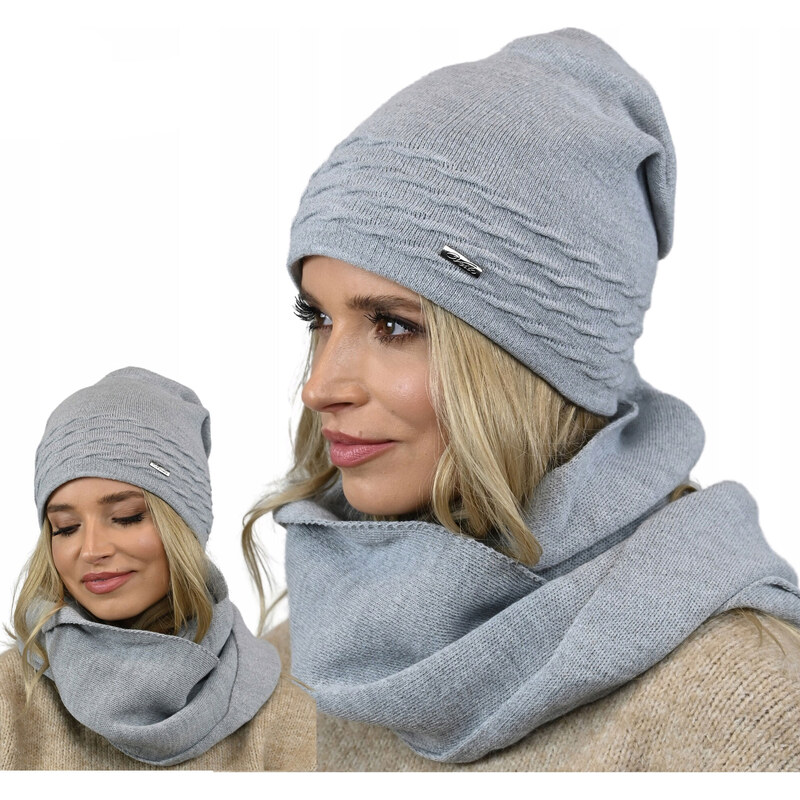Fashionweek Dámský zimní set čepice + šála flísová podšívka ZIZI32/K1 68559250