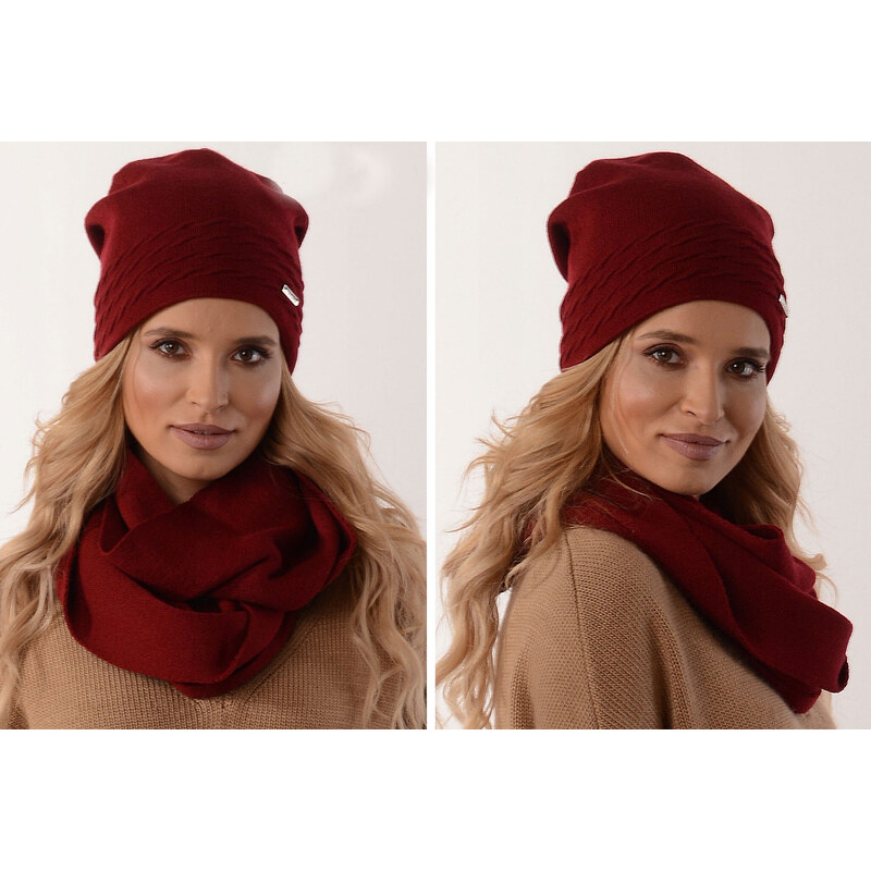 Fashionweek Dámský zimní set čepice + šála flísová podšívka ZIZI32/K1 68559249