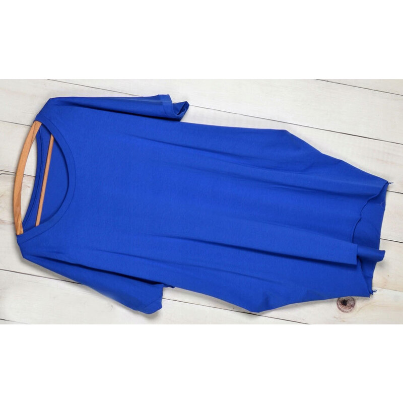 Fashionweek Pohodlné teplákové šaty s kapsami OVERSIZED MD487 68560610