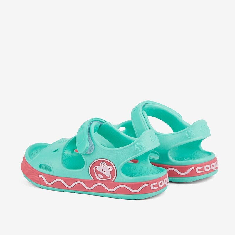 Dětské sandály COQUI FOBEE mentolově zelená/růžová