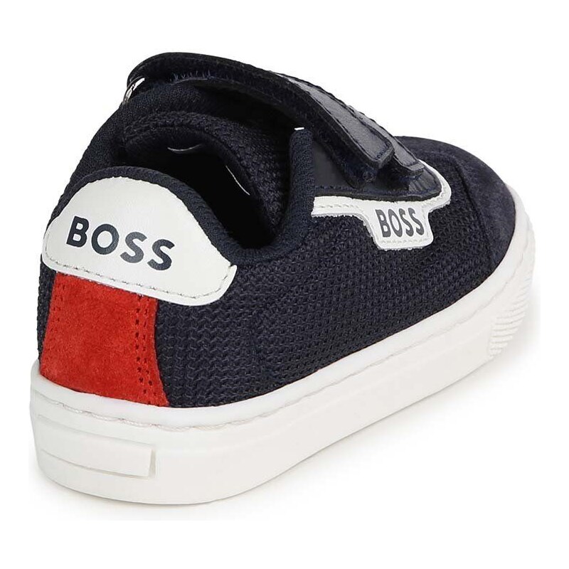 Dětské sneakers boty BOSS tmavomodrá barva