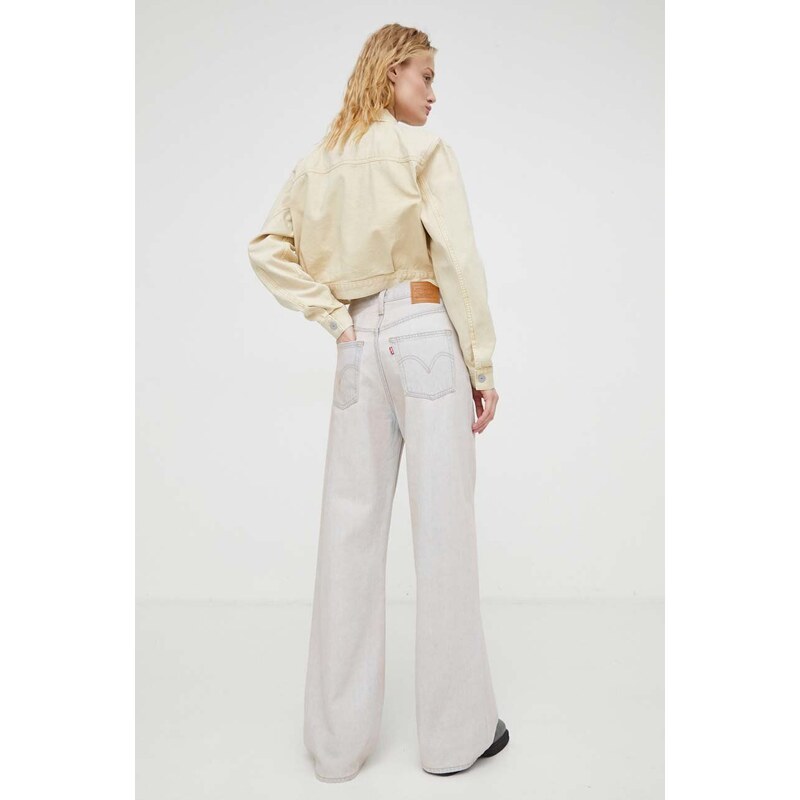 Levi's wide leg džíny dámské RIBCAGE WIDE LEG