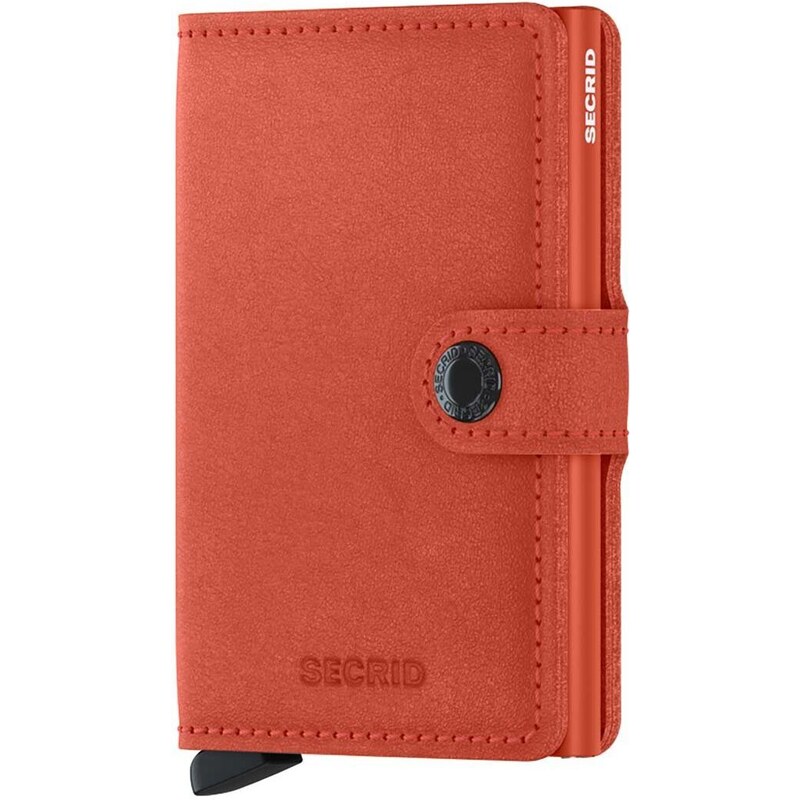 Kožená peněženka Secrid Miniwallet Original Orange oranžová barva