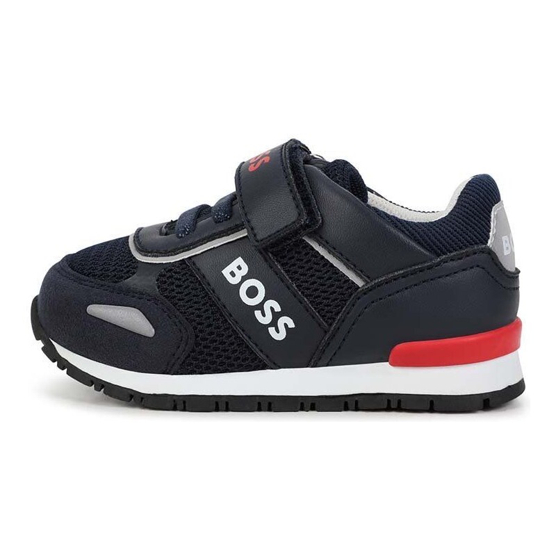 Dětské sneakers boty BOSS tmavomodrá barva