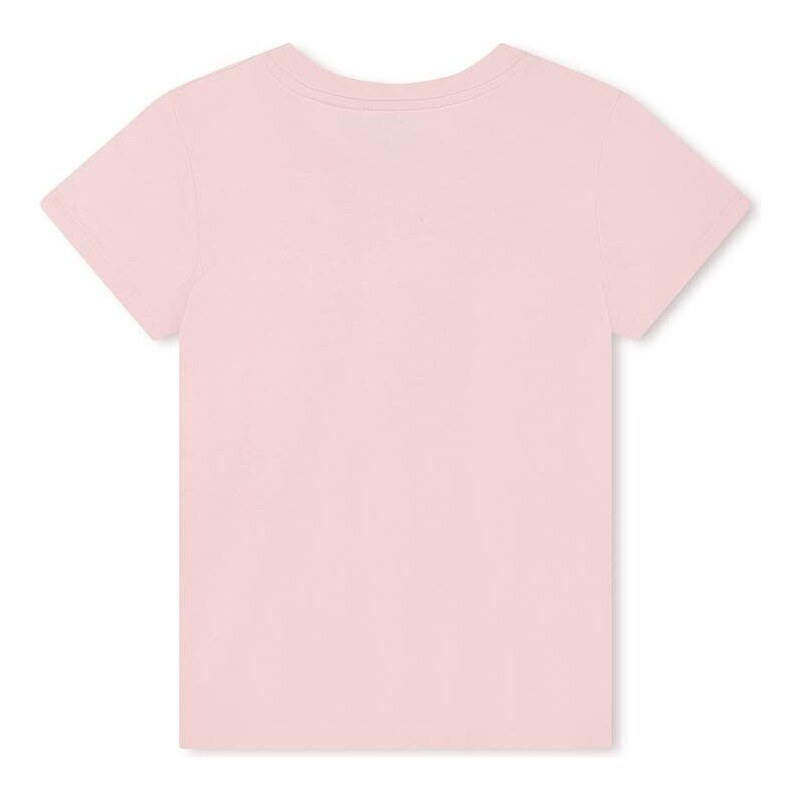 Dětské tričko Michael Kors růžová barva