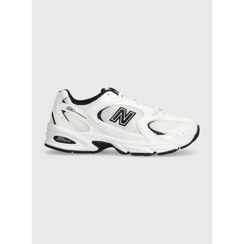 Sneakers boty New Balance MR530EWB bílá barva