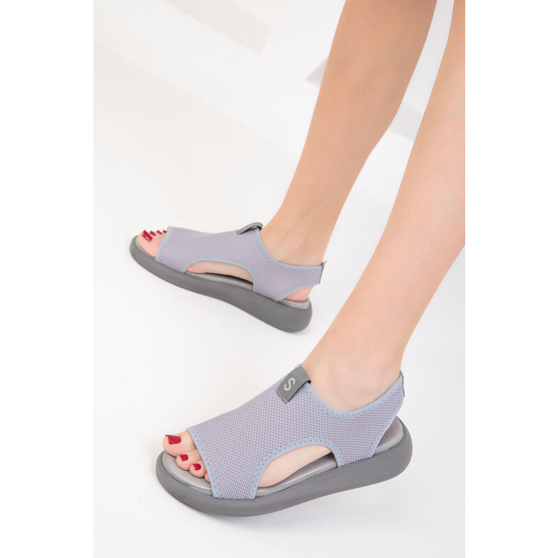 Soho Gray Women's Sandals 16136