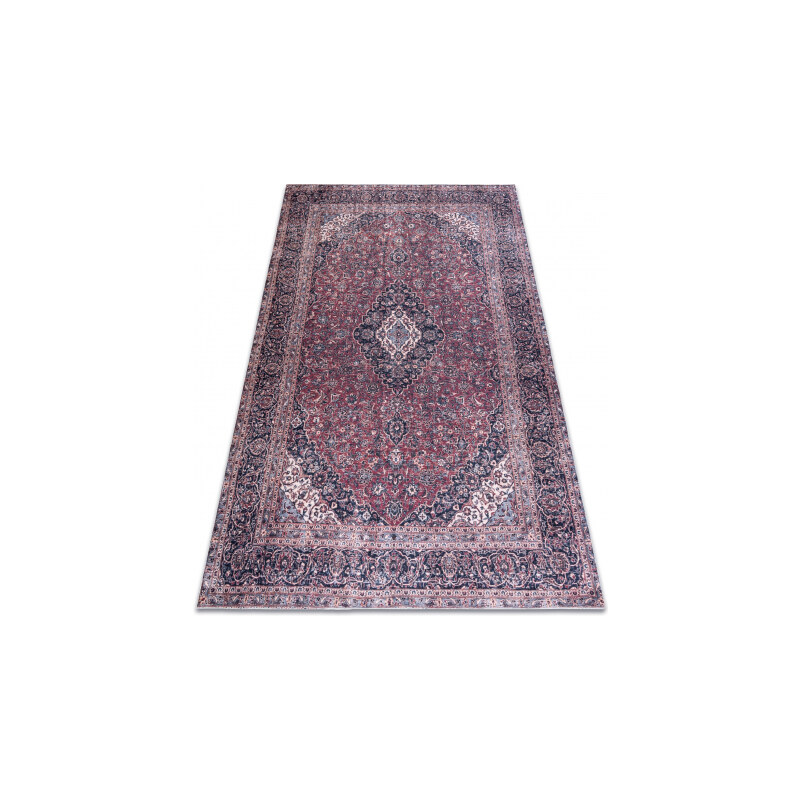 Dywany Luszczow Kusový koberec ANDRE pratelný 2288 orientální vintage protiskluz, bordó / šedá