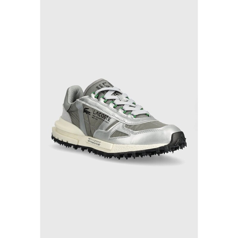 Sneakers boty Lacoste Elite Active Textile šedá barva, 47SMA0098