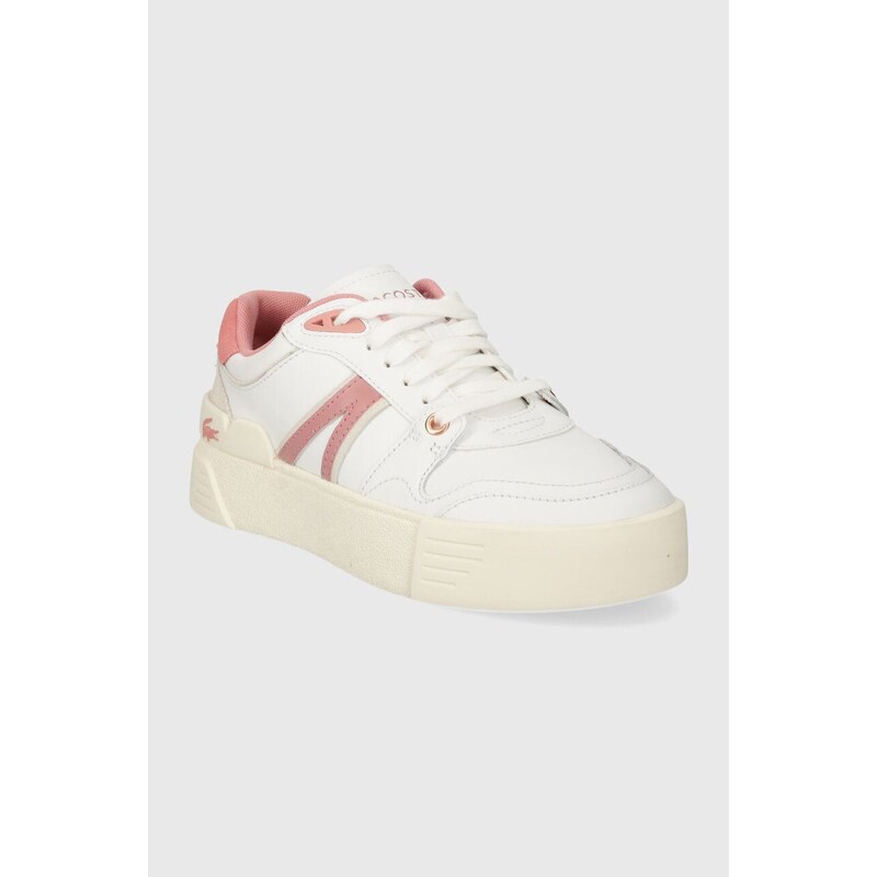 Sneakers boty Lacoste L002 Evo Leather bílá barva, 47SFA0050